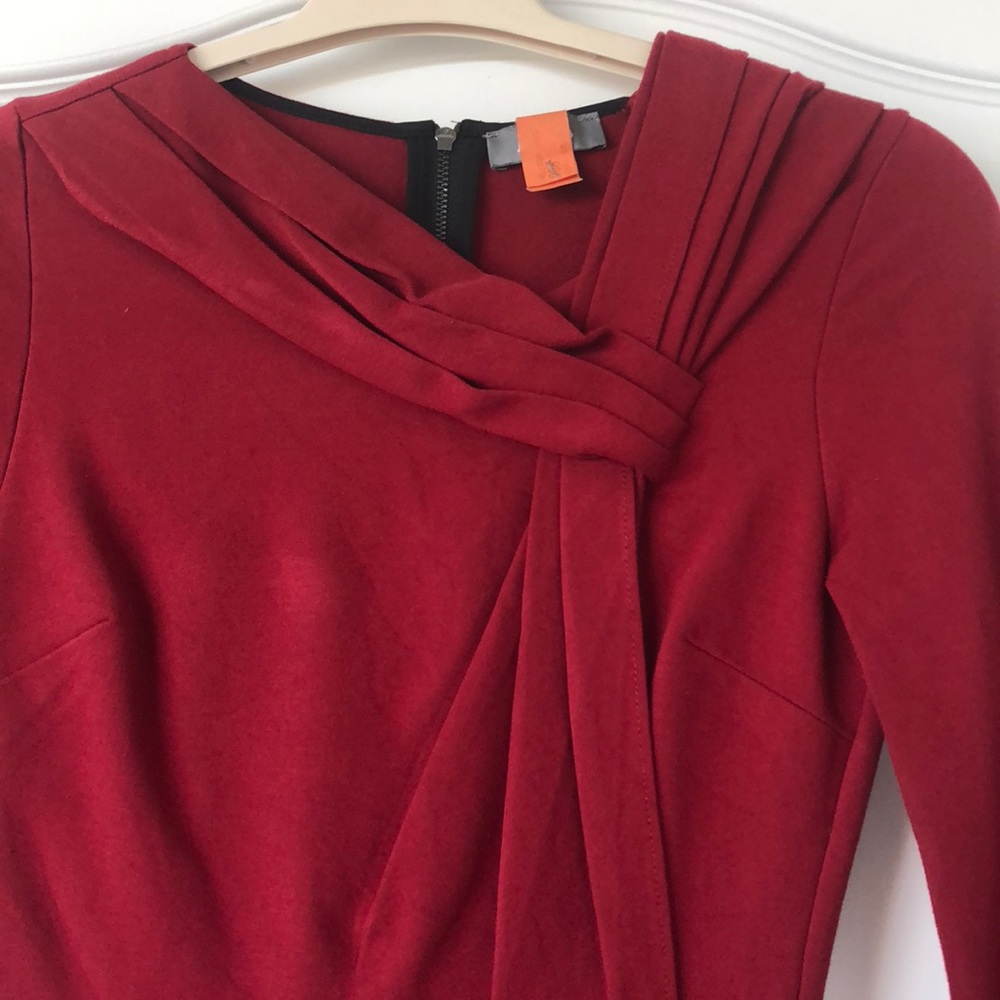 Neiman Marcus Crimson Dress